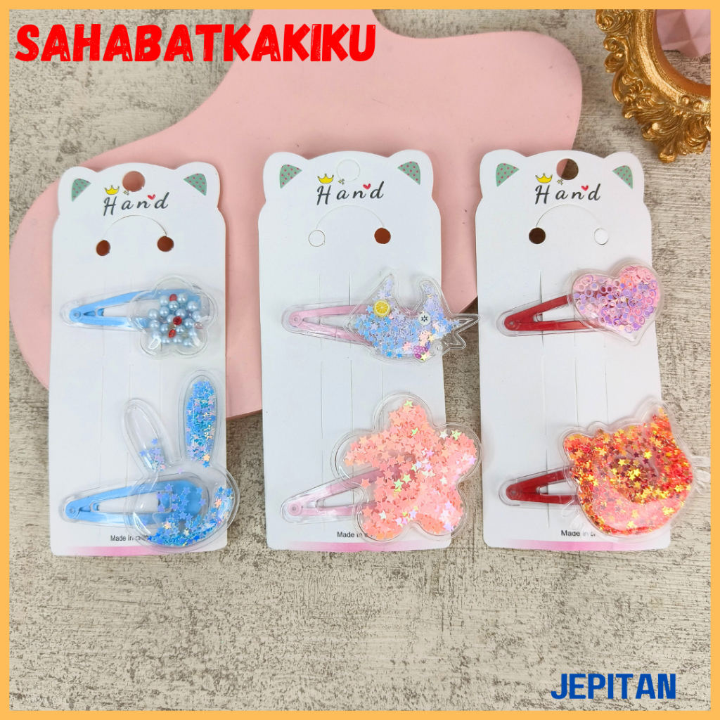 Jepit Rambut Anak Sepasang / Jepit Rambut Anak Perempuan / Jepitan Rambut Anak