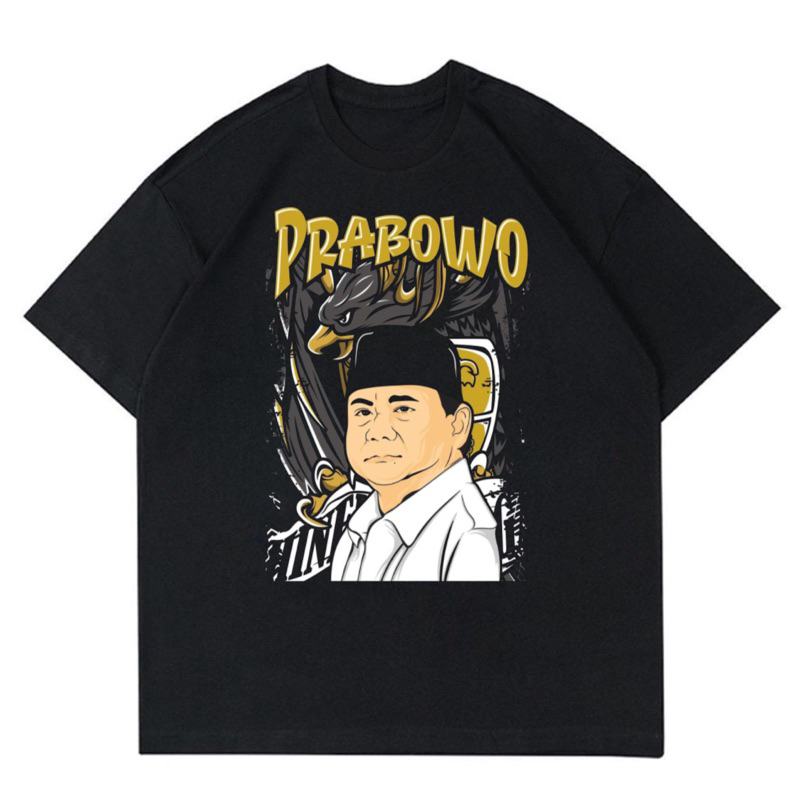 KAOS PRABOWO KARTUN VINTAGE | T-SHIRT BAJU GAMBAR PRABOWO KARTUN | KAOS PRABOWO KARTUN 2023 BBC