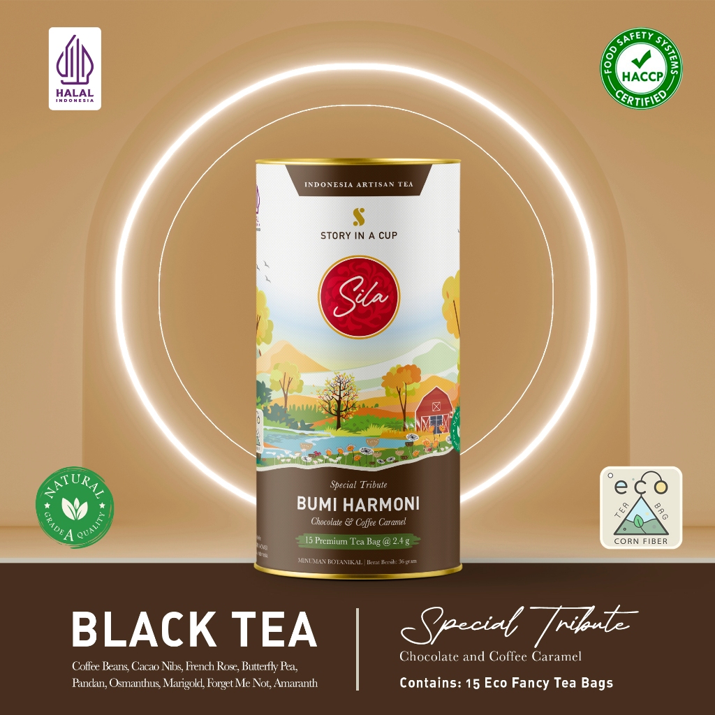 

Sila Artisan Tea | Bumi Harmoni | Canister | Teh Premium | Black Tea