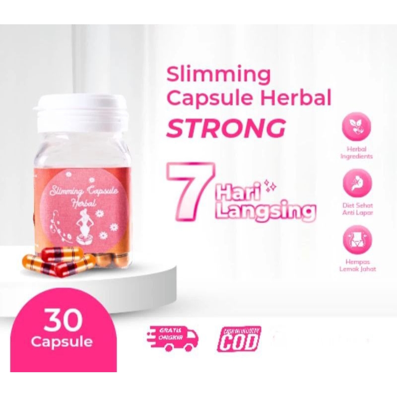 

Pelangsing Slimming Capsul Herbal Strong Original 100%