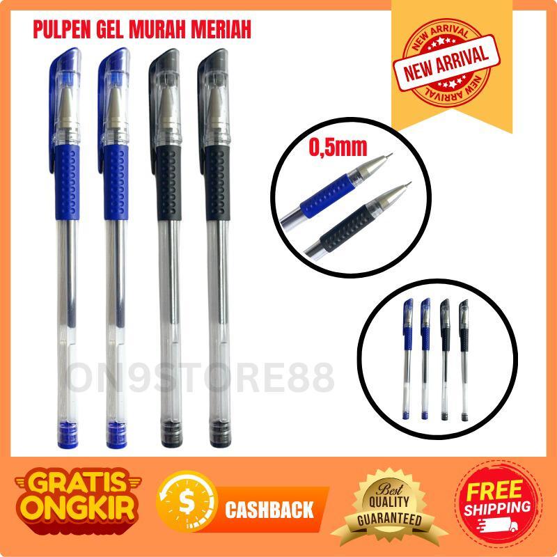 

Pulpen Gel 0.5mm Alat Tulis Kantor / Pulpen Gel Perlengkapan Sekolah Tinta Hitam