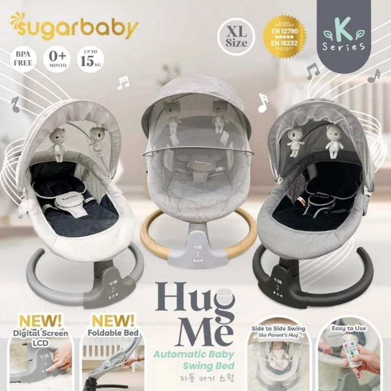 Sugarbaby HUG ME Automatic Baby Swing BED & Sugar Baby Hug Me K-SERIES Automatic Baby Swing BED