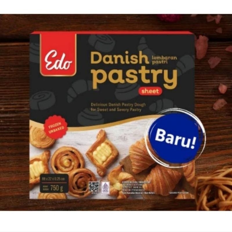 

Edo Danish Puff Pastry Sheet 750 gr Frozen