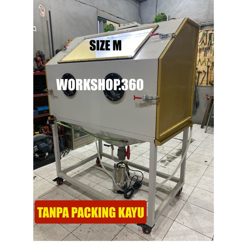 MESIN VAPOURBLASTING CABINET , VAPOUR BLASTING (Size M Tanpa Packing Kayu)