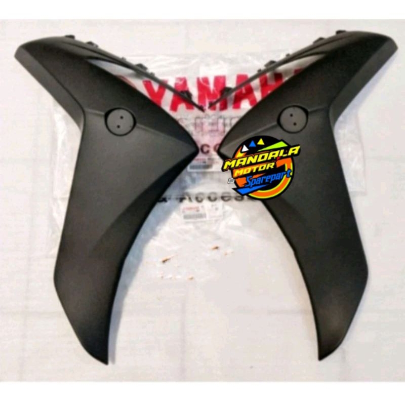 SAYAP BODY DEPAN YAMAHA LEXI 125 KANAN/KIRI HITAM DOFF.B3F-F8312-00-P5/  B3F-F8311-00-P5.ORIGINAL YA