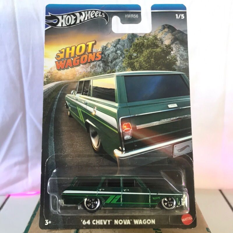 hotwheels hot wagon 64 CHEVY NOVA WAGON