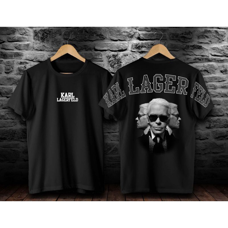 T-SHIRT BAJU KAOS DISTRO/KAOS MURAH/KAOS KEREN KARL LAGERFELD