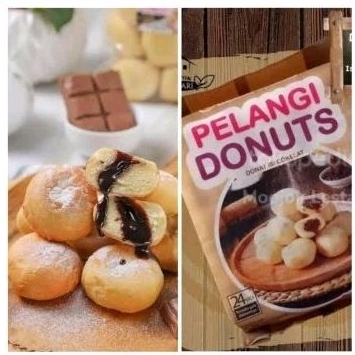 

Donat Kentang Pelangi Mini Isi Coklat 24pcs