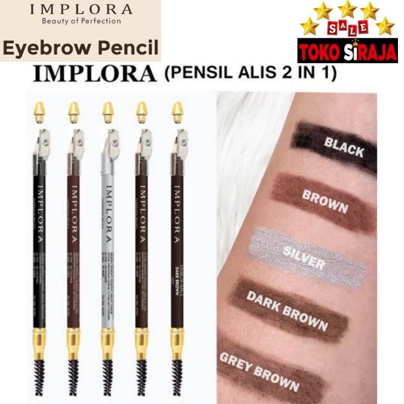 IMPLORA PENSIL ALIS / EYEBROW PENCIL IMPLORA ORIGINAL PENSIL IMPLORA