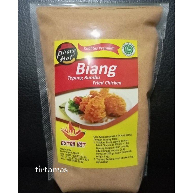 

tepung biang bumbu EXTRA HOT ayam goreng fried chicken 1kg