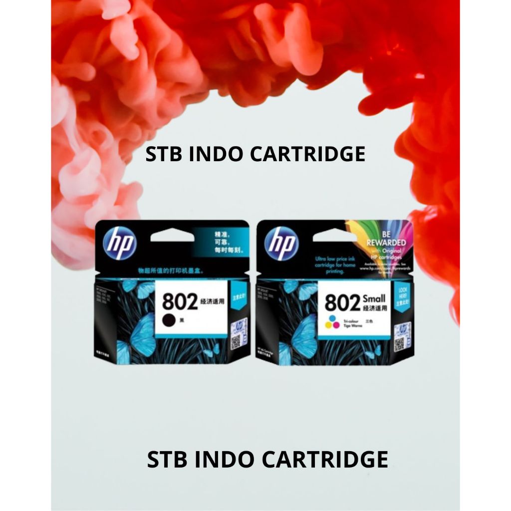 TINTA HP 802 1SET/WARNA - HP Deskjet 1000 Printer series - HP Deskjet 1010 - HP Deskjet 1011 - HP De