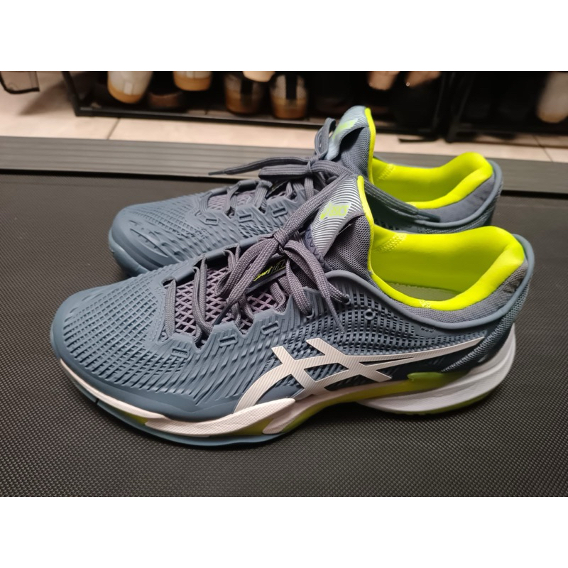 SEPATU TENNIS ASICS COURT FF 3 STEEL BLUE 2nd Like New