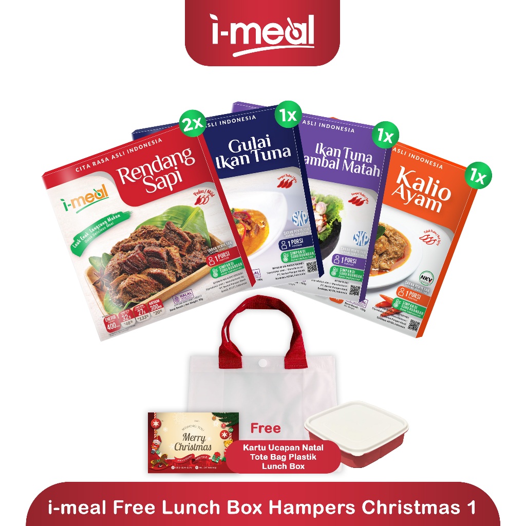 

I-meal Free Lunch Box Hampers Chrismas 1