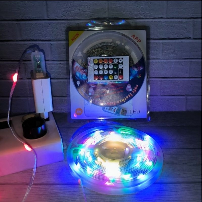 LAMPU HIAS WARNA WARNI EMICO 10 METER 100 LED 5V VOLT WITH USB SNI TOP QUALITY
