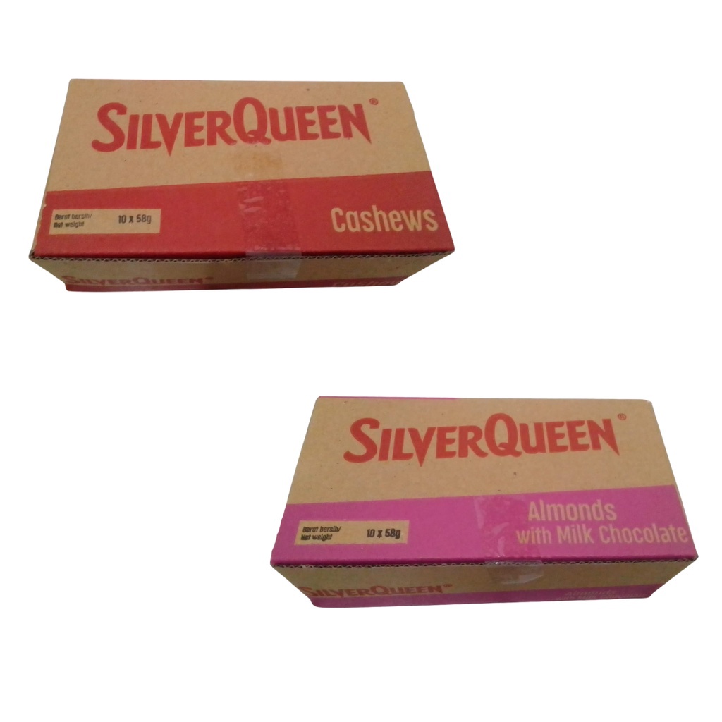 

Mall SILVERQUEEN BOX 58gr ISI 1pcs