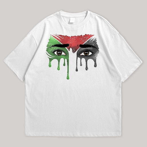 ADLI.ID Air Mata Pejuang Palestina Free Palestine Pejuang Kaos Motif Keren Aesthetic Distro Bandung 