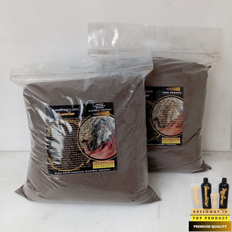 Pupuk Organik Guano Premium Kohe Kelelawar Murni 1 kg
