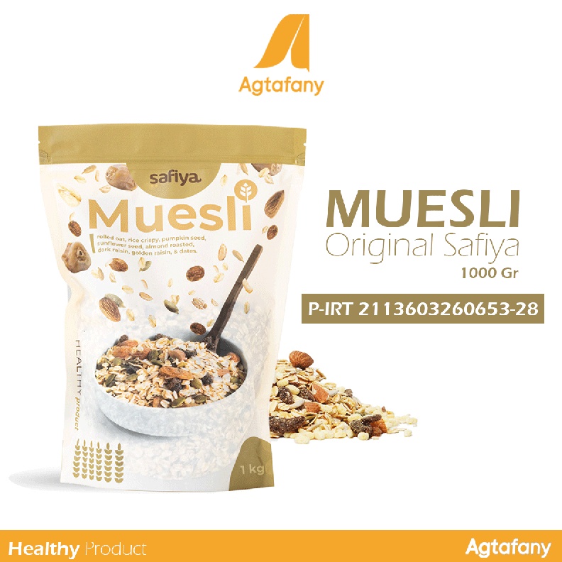 

Terlaris Muesli Safiya 1 kg Sereal Makan Ringan Healty Food murah