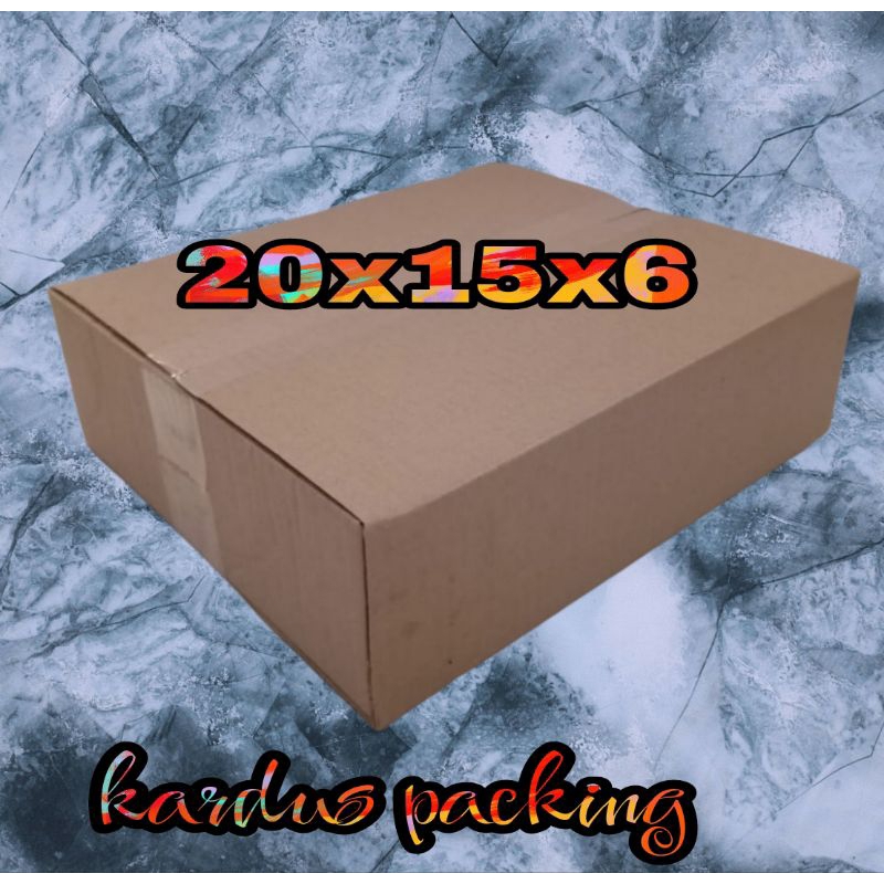 

kardus 20x15x6 kardus packing kardus polos kardus kecil