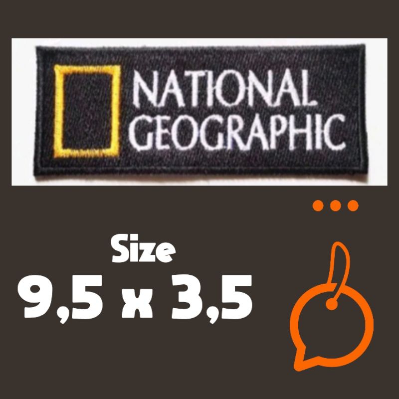 bordir national geographic. emblem national Geographic. bordir gede national Geographic. national Ge