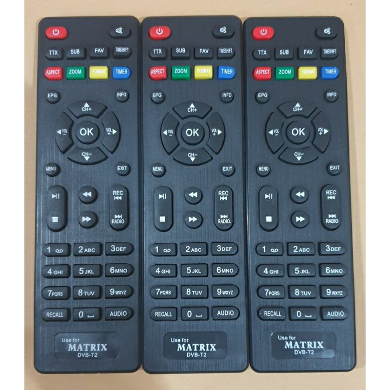 remot untuk stb matrix DVB-T2.apple merah dan stb garuda, kualitas ori