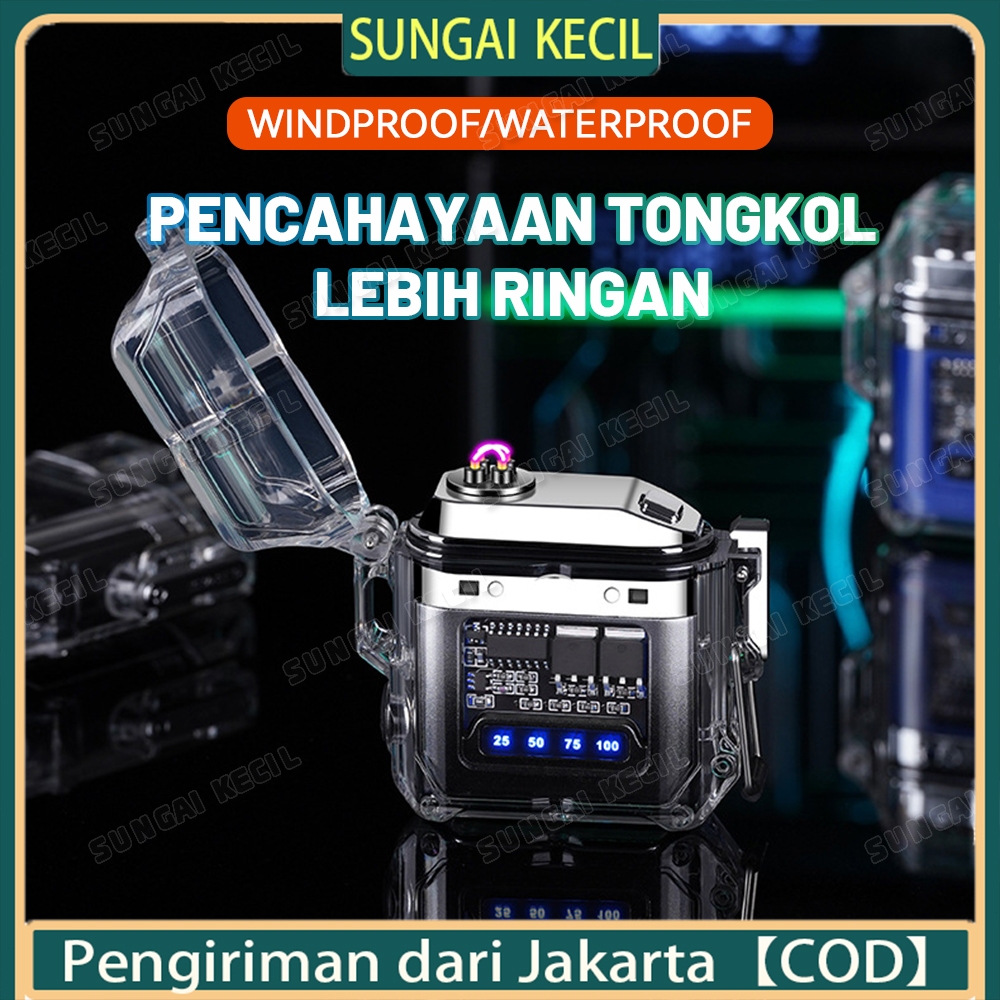 Pemantik pulsa elektronik / Korek api tahan angin / Hadiah artistik / Sederhana dan mudah digunakan 