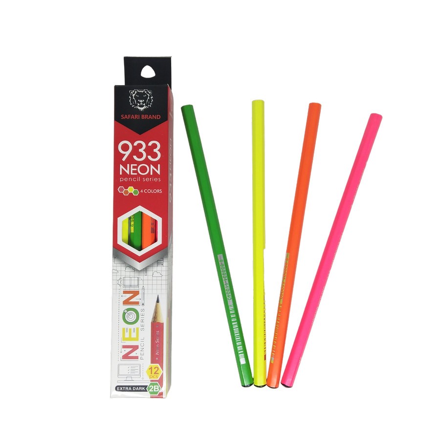 

PENSIL 2B SAFARI BRAND 933 NEON