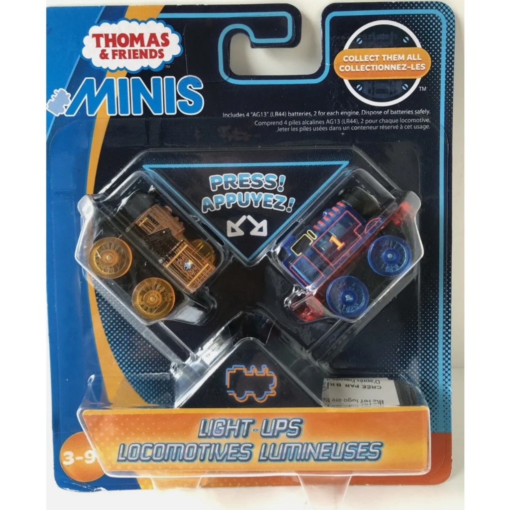 Thoman and Friends Minis Light - Ups Engine ( Thomas and Stephen), Mainan Kereta Anak
