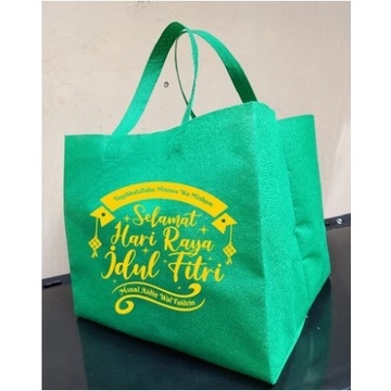 

Tas Kain IDUL FITRI / TAS LEBARAN SPUNBOND / Goodie Bag lebaran murah