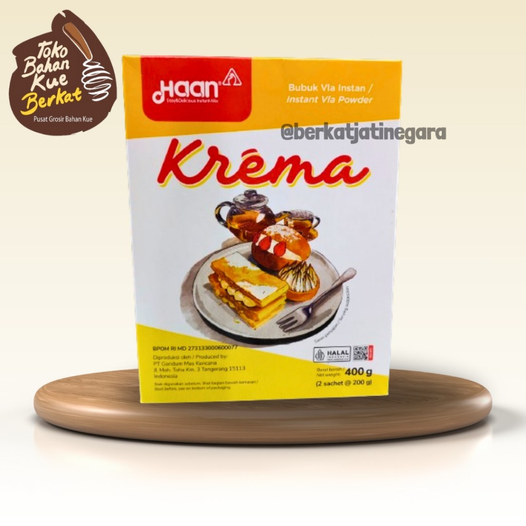 

HAAN KREMA BUBUK INSTAN 400 GR/ FLA BUBUK INSTAN / KREMA BUBUK KEMASAN/ PCS