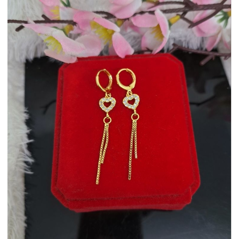 FLASH SALE Anting xuping love panjang dewasa anti karat