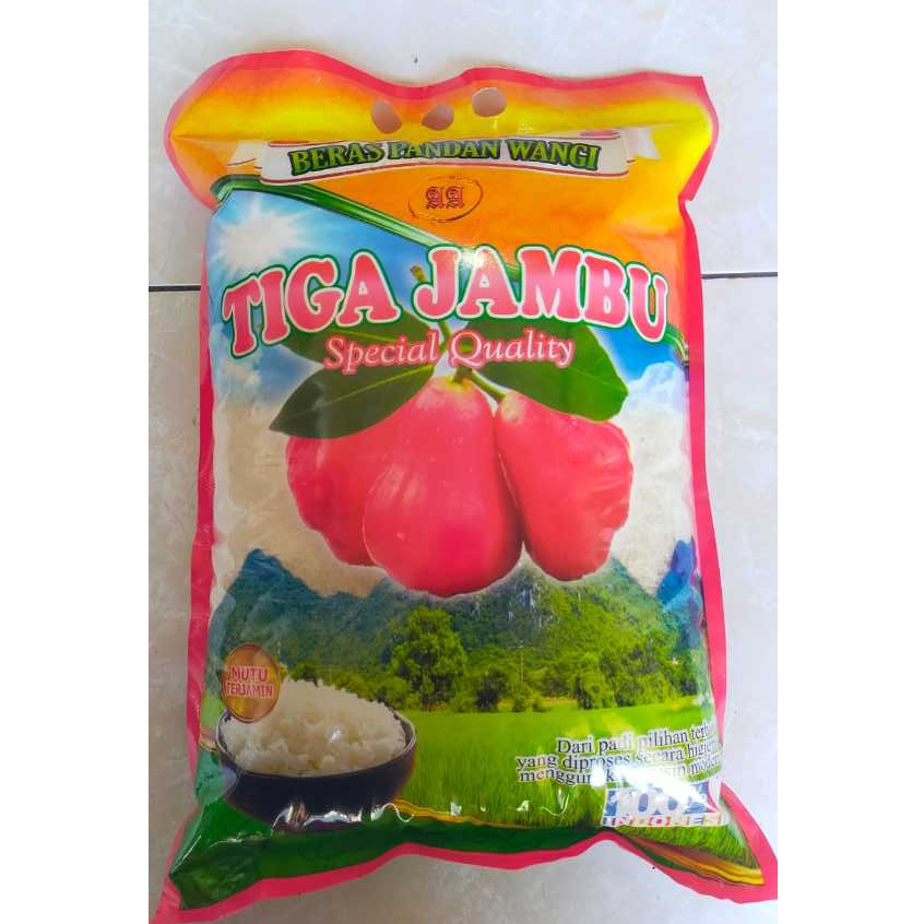 

Beras Lokal Pandan Wangi Cap Tiga Jambu