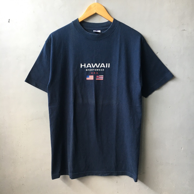 kaos vintage hawaii tag AAA