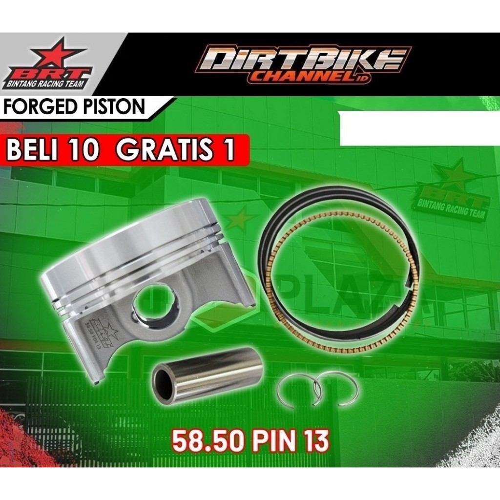 PISTON BRT FORGED FORGING 58,50 58.5 MM PEN 13 PIN 13
