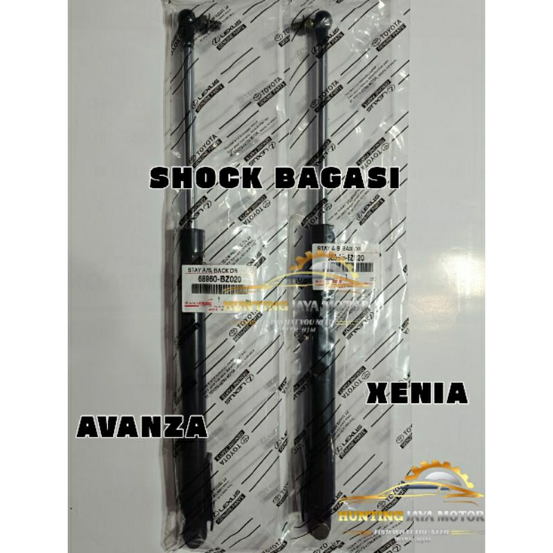 SEPASANG SHOCK SOK BAGASI PINTU BELAKANG-STAY ASSY BACK DOOR-HIDROLIK PINTU BAGASI AVANZA/XENIA 2004