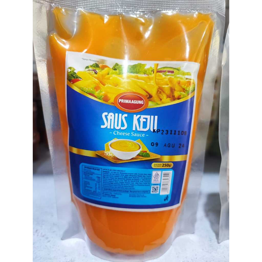 

Saus keju prima agung cheese sauce resto 250 gram rasa maknyuus