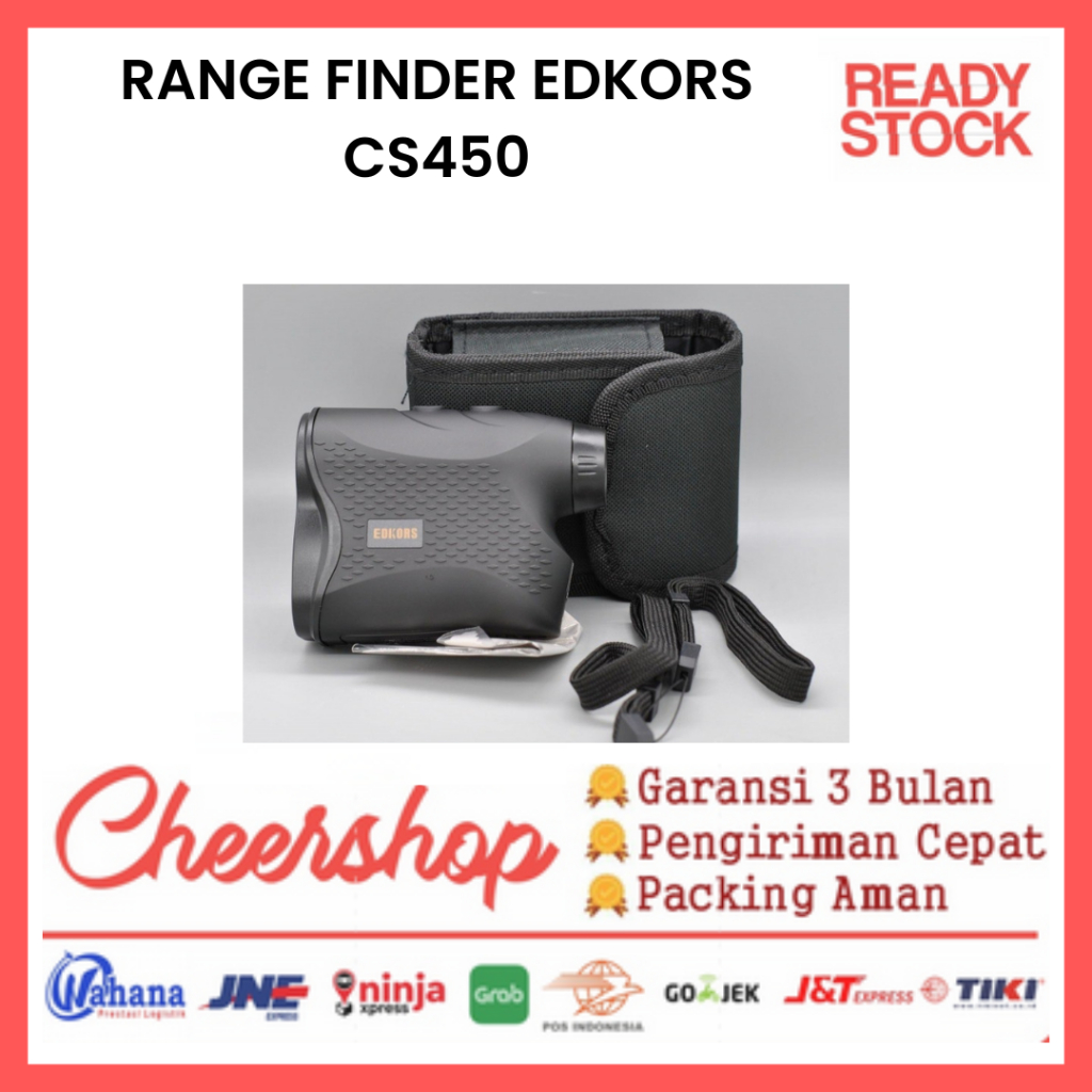 Range Finder Edkors CS450 CS600 Alat Ukur Jarak Rangefinder Laser Golf Berburu Teropong
