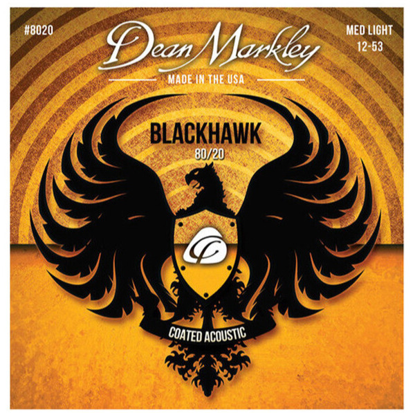 Senar Dean MArkley Blackhawk 8020 Coated Accoustic Medium light 12-53