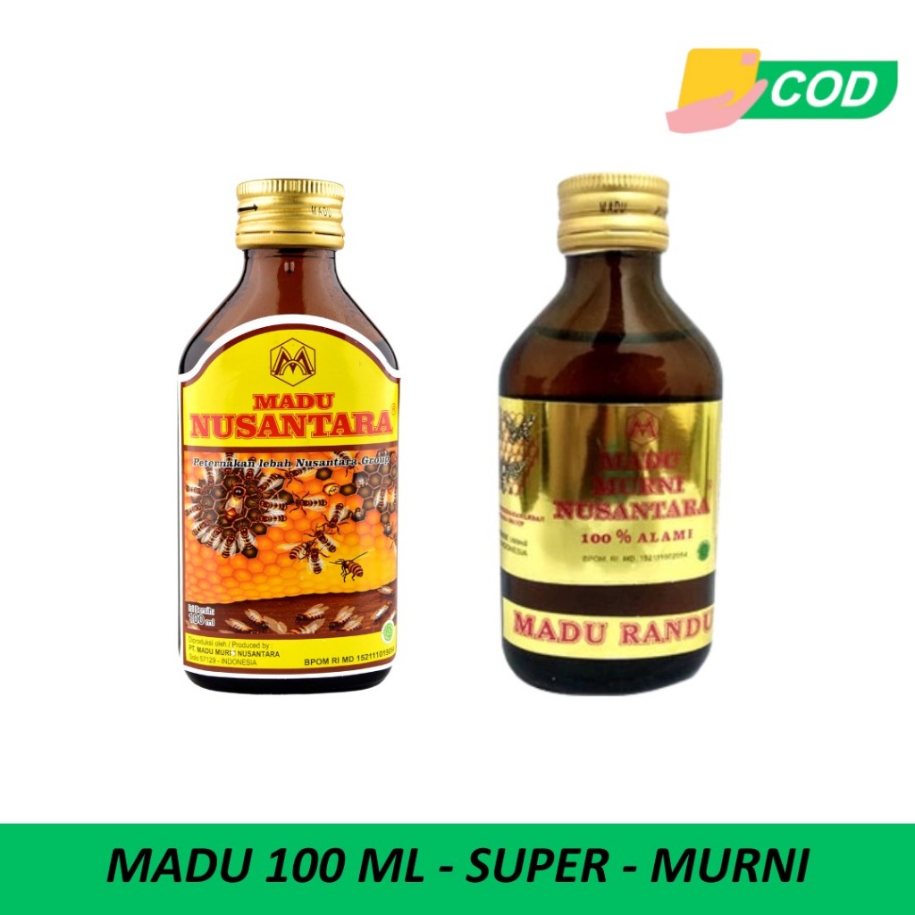 

MADU NUSANTARA ORIGINAL - MADU SUPER - MADU MURNI - BOTOL 100 ML