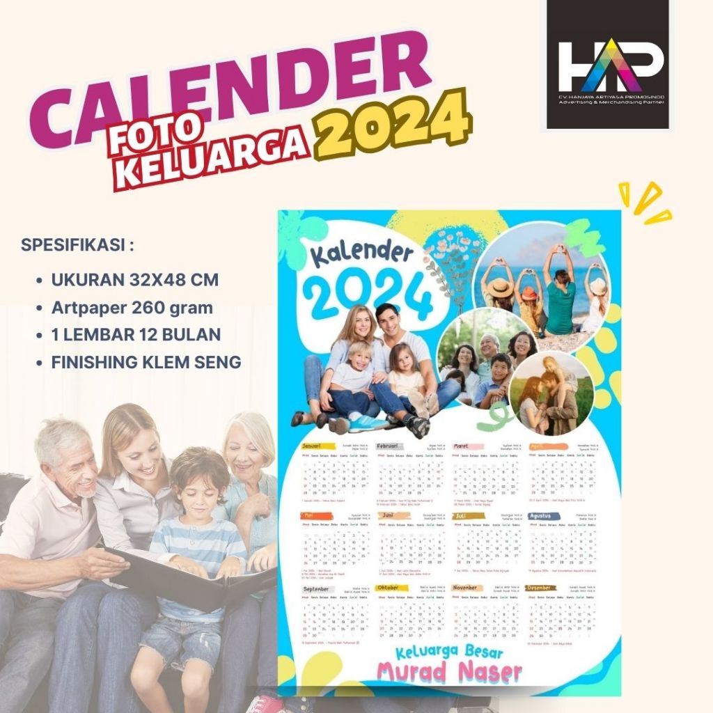 

KALENDER 2025 | CALENDER CUSTOM FOTO KELUARGA