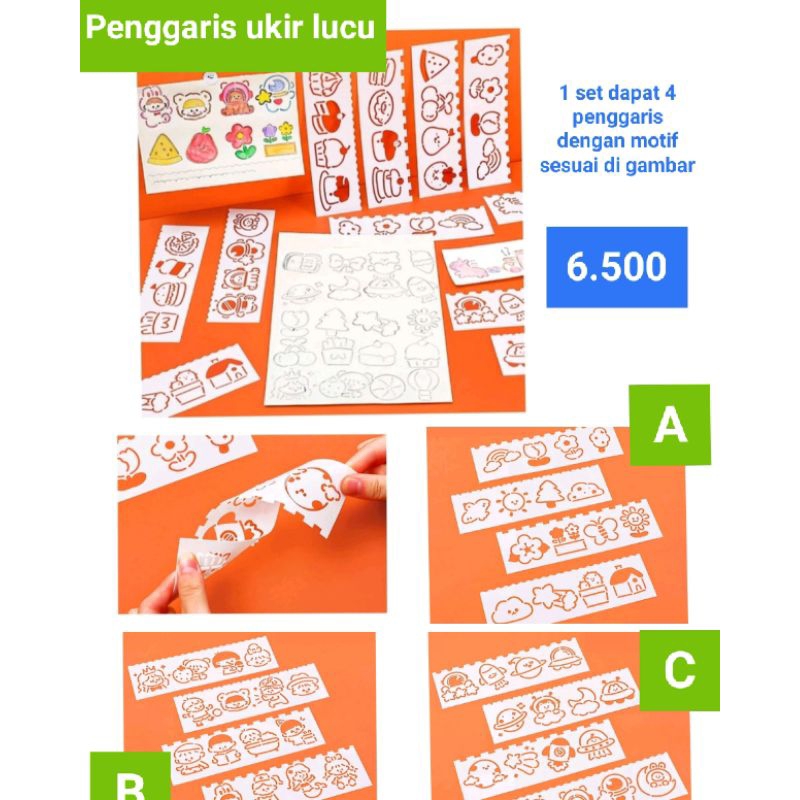 

Penggaris pola untuk menggambar