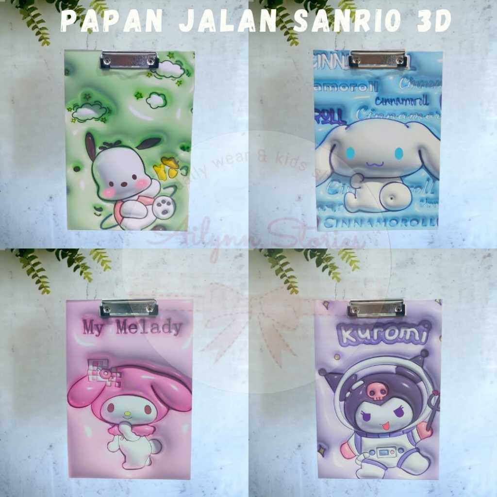

Papan Jalan Ujian A4 Karaker Sanrio / Melody Random / Cinnamorol Random / Dinosaurus Random