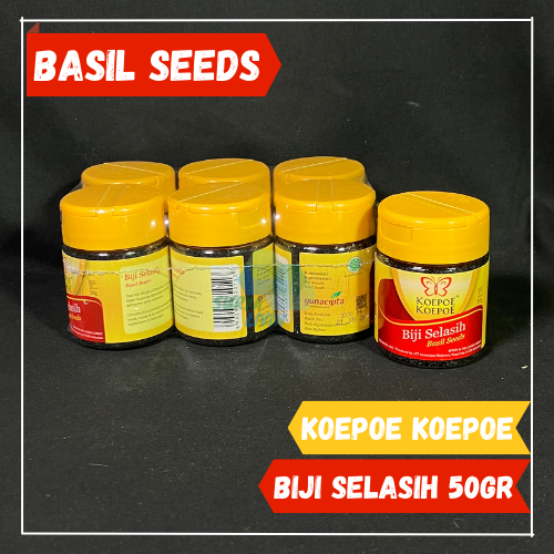 

Biji Selasih Koepoe Koepoe 50gr / Basil Seeds / Campuran Minuman