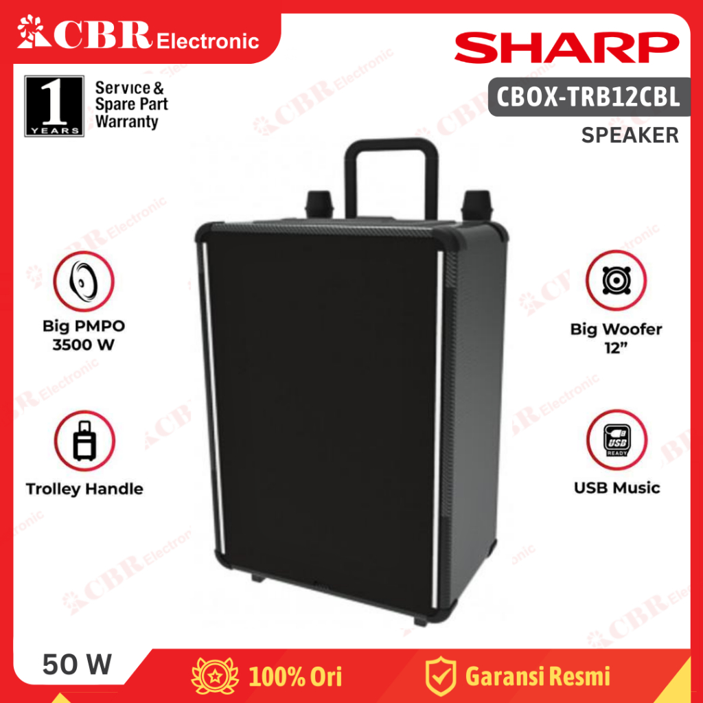 Speaker SHARP CBOX-TRB12CBL
