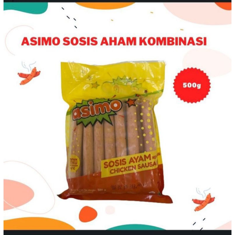 

ASIMO SOSIS AYAM KOMBINASI 500GR