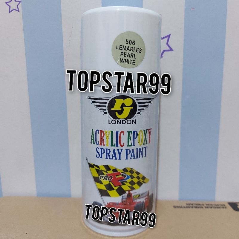 PILOK CAT SEMPROT RJ LEMARI ES PEARL WHITE 506 300CC SPRAY PAINT LONDON