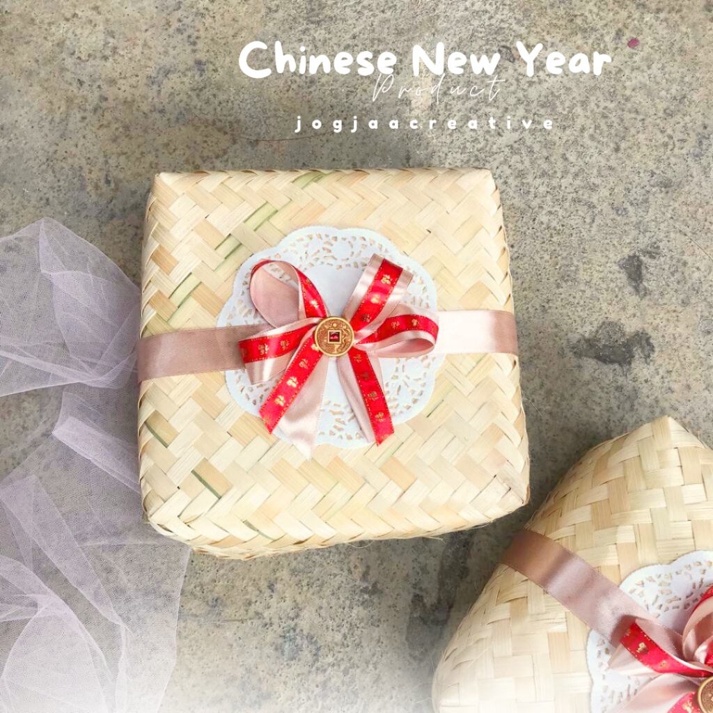 HAMPERS IMLEK | BESEK BLICING PITA IMLEK BESEK ORGANIZER BAMBU KERANJANG BAMBU BESEK UNIK BESEK LUCU