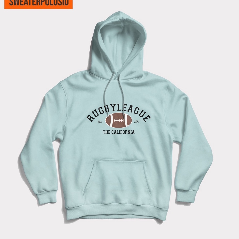SWEPO Hoodie Jumper Rugby Bordir MXXL Pria  Wanita