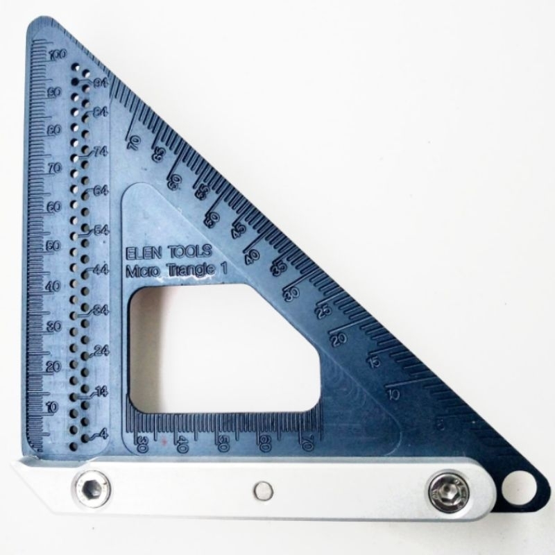 

Speed Square / Penggaris Siku Aluminium / Penggaris Tukang Segitiga / Woodworking / Triangle square Hitam