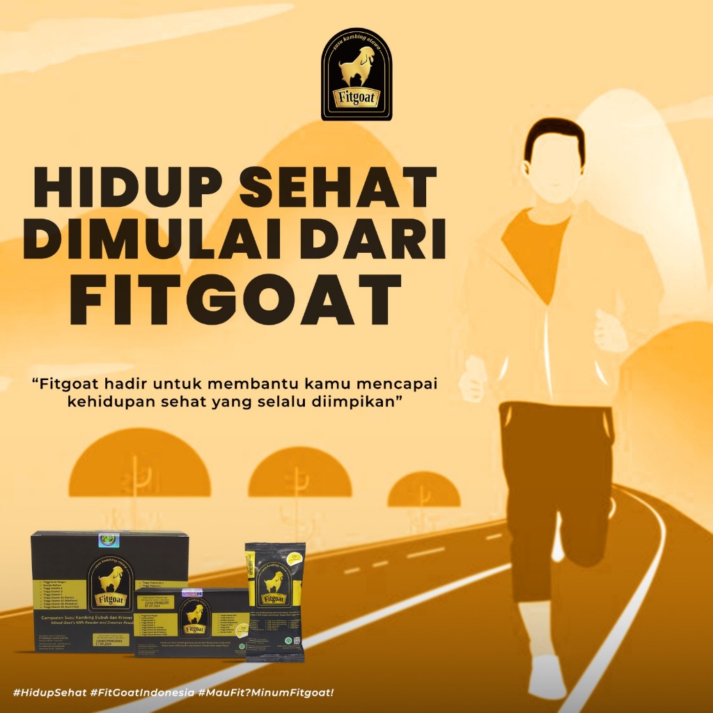 

Susu Kambing Etawa Fitgoat dengan bahan herbal dan rasa gula aren yang nikmat.